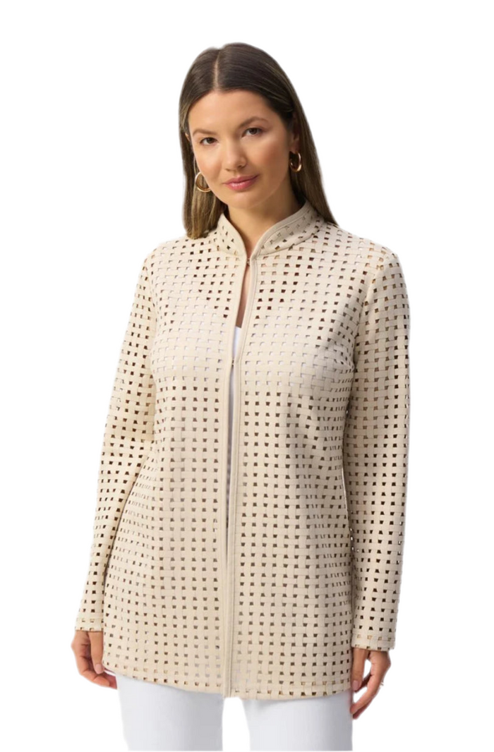 Joseph Ribkoff Laser Suede Cover Up