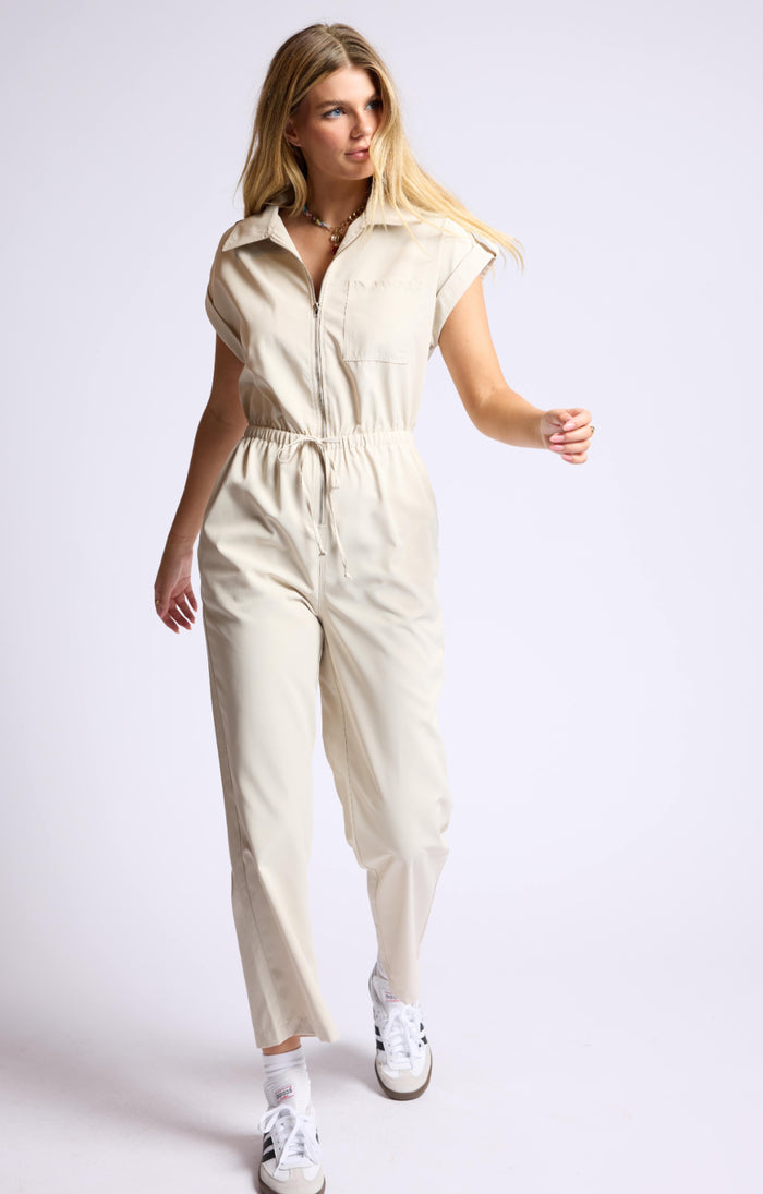 Sage The Label Zip Up Jumpsuit
