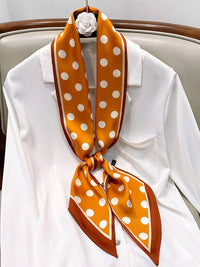 Vintage Polka-Dot Striped Printed Scarf