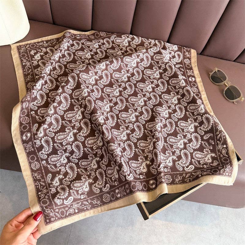 Fashion Print Square Scarf