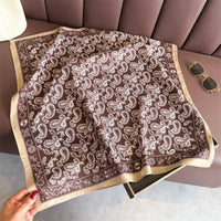 Fashion Print Square Scarf