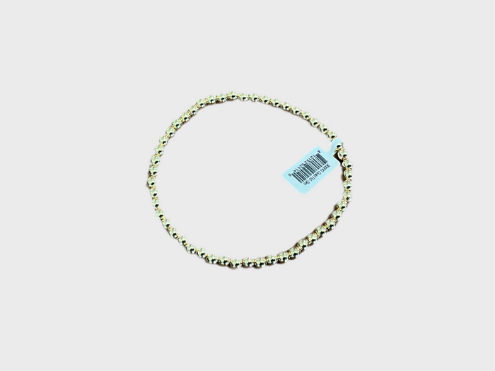 Gold Round Bead Bracelet