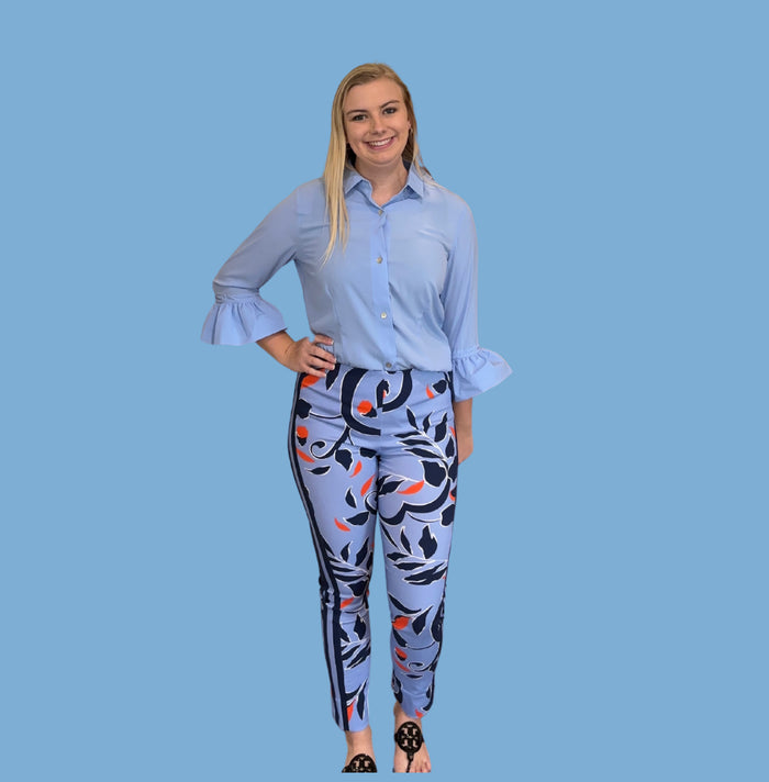 Gretchen Scott Gripeless Pull On Pants - Full Bloom Classic