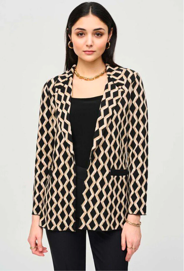 Joseph Ribkoff LDS Blazer Black/Gold