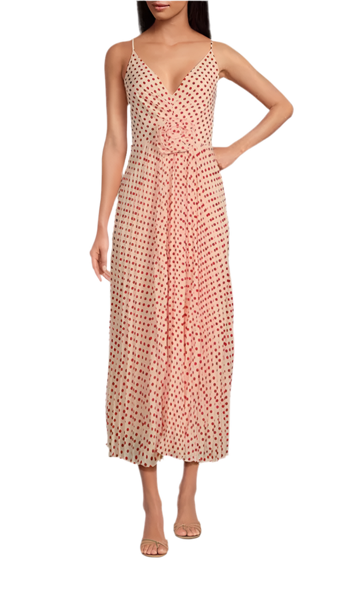 Lucy Paris Shanina Rose Pleated Dress