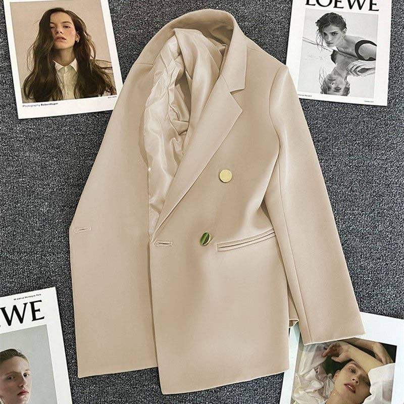 Candy-Colored Casual Street Style Blazer