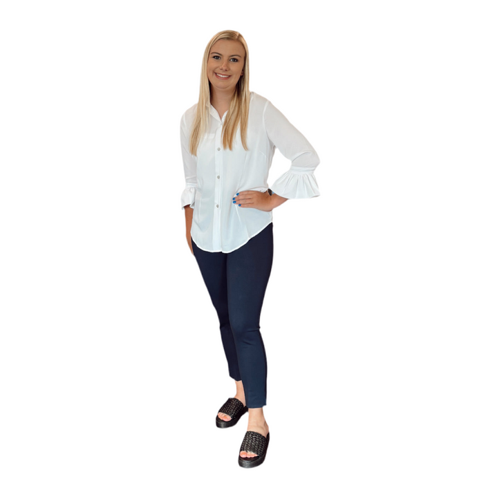 Jude Connally Dark Navy Ponte Pants