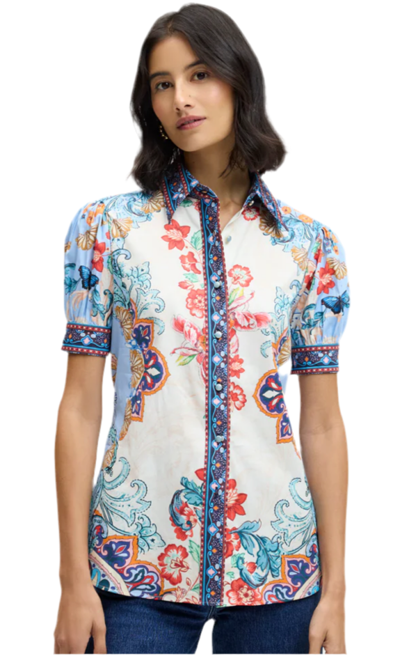 Robert Graham Angie Short Sleeve Shirt