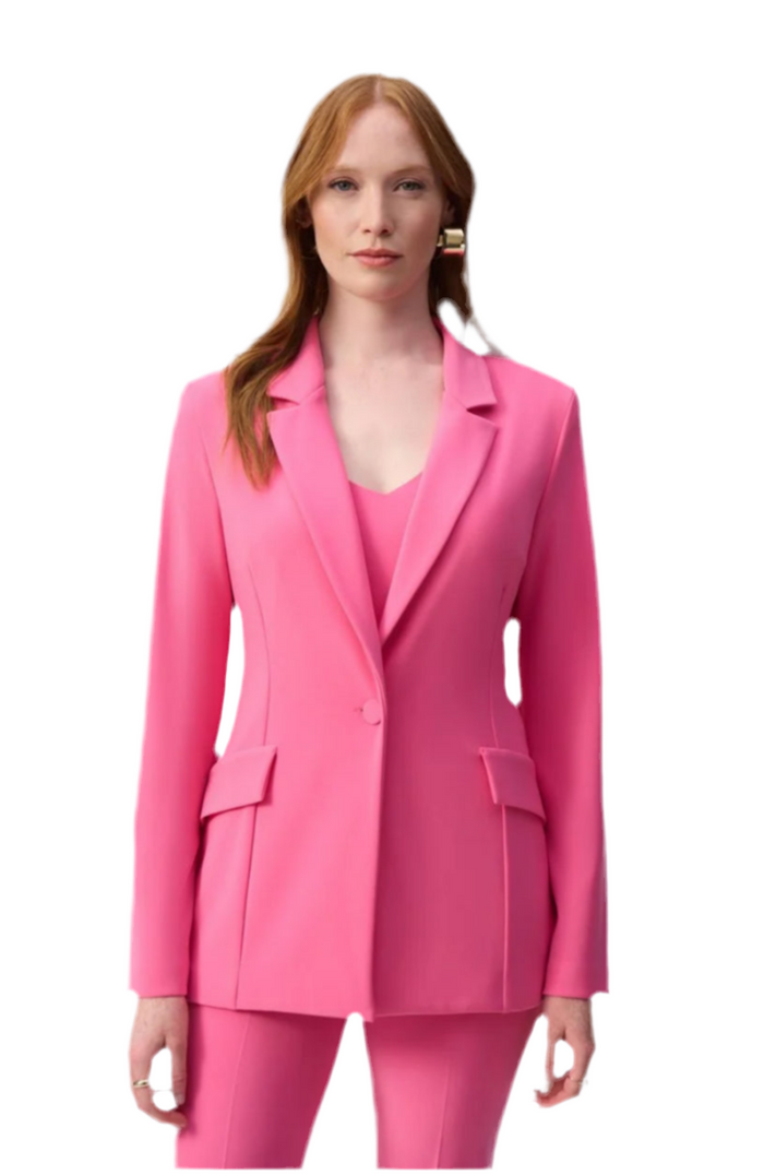 Joseph Ribkoff Silky Knit Bubble Gum Blazer