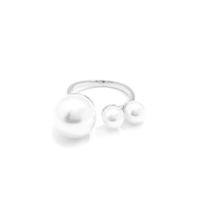 Asymmetrical Pearl Ring Jewelry