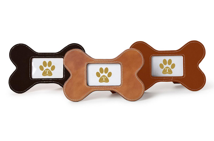 Leather Dog Bone Frame