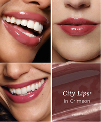 City Lips Plumping Lip Gloss- Crimson