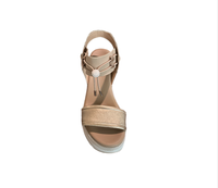 NeroGiardini Italian Bungee Platform Wedge Sandal