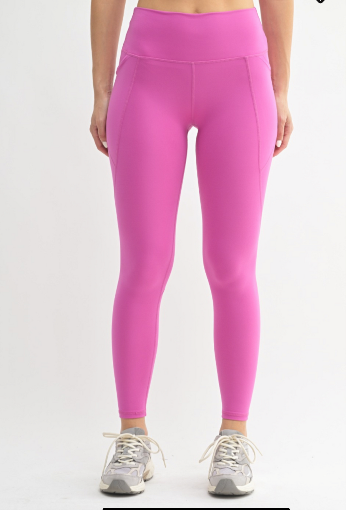 Mono b- Venice Cloud Light Sculpt High-Waisted Leggings-New Orchid