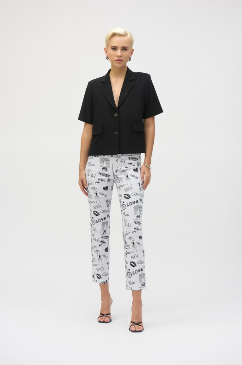 Joseph Ribkoff Silky Knit Short Sleeve Blazer