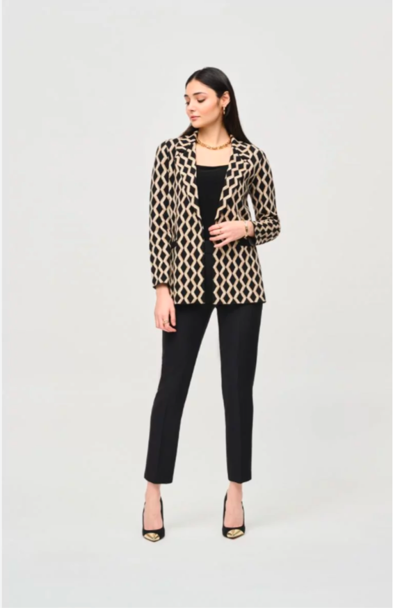 Joseph Ribkoff LDS Blazer Black/Gold