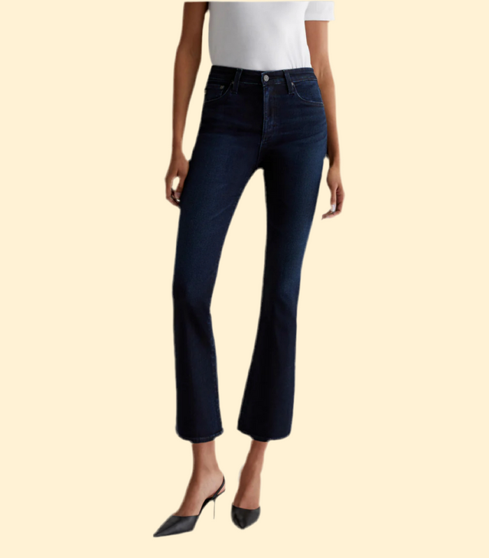 AG Farrah Boot Crop Jeans - 3 Yrs Berlin
