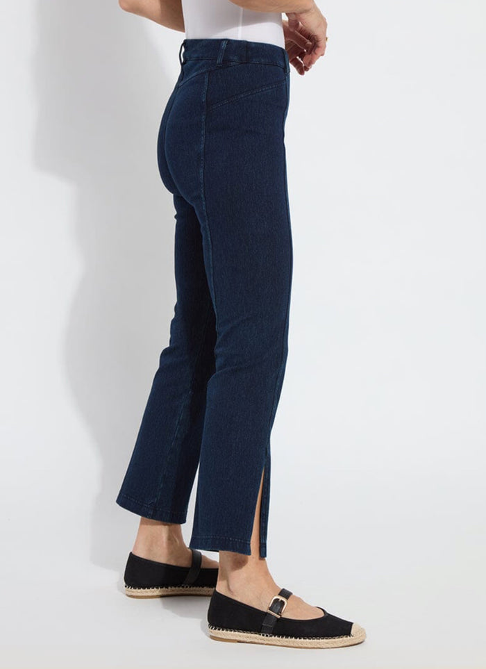 Lysse Britt Flare Split Ankle Denim- Indigo