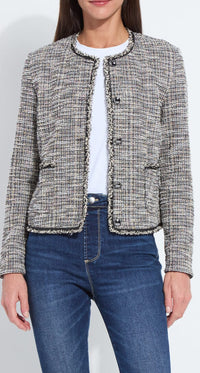 Lysse-Charlotte Collarless St Tweed Jacket