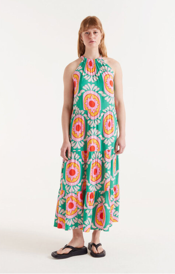 Curitiba Printed Midi Dress