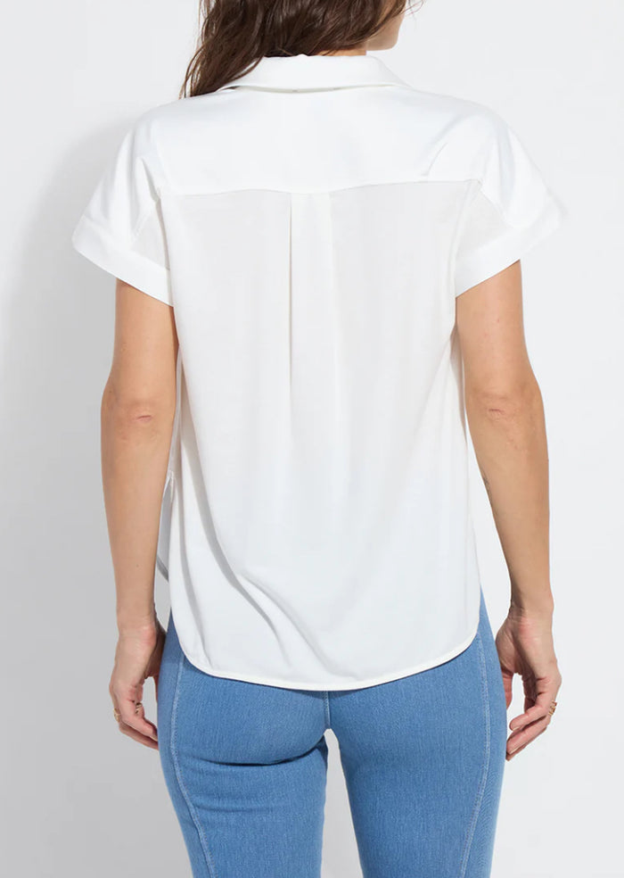 Lysse Amaya Pull On Top- Off White