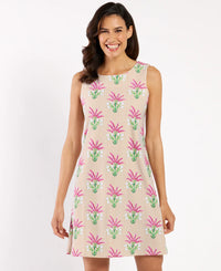 Jude Connally Beth Dress Jude Cloth- Garden Stripe Sand