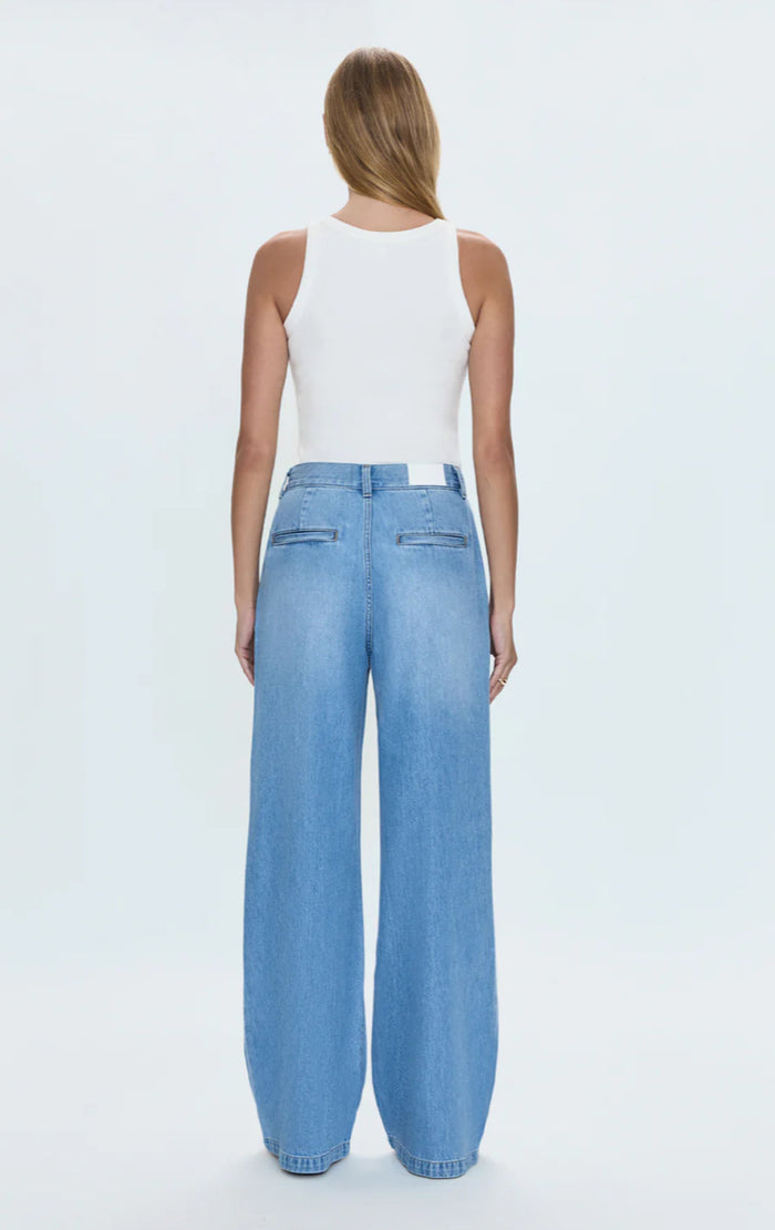Pistola Dalia High Rise Wide Leg Trouser- Palo Alto