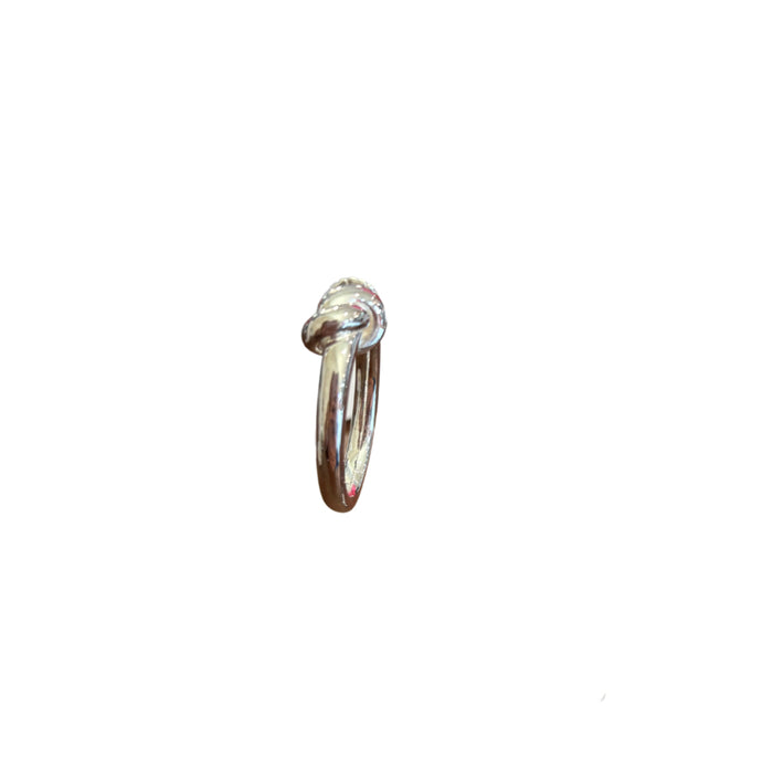 Simon Sebbag Top Knot Hoop Sterling Silver Earrings