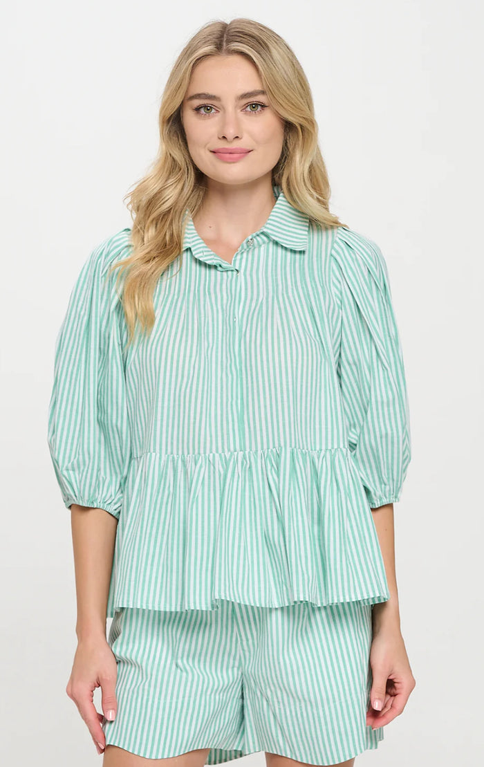 Mediterranean Stripe Top