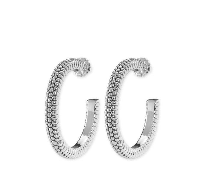 Simon Sebagg Hoop Sterling Silver Earrings