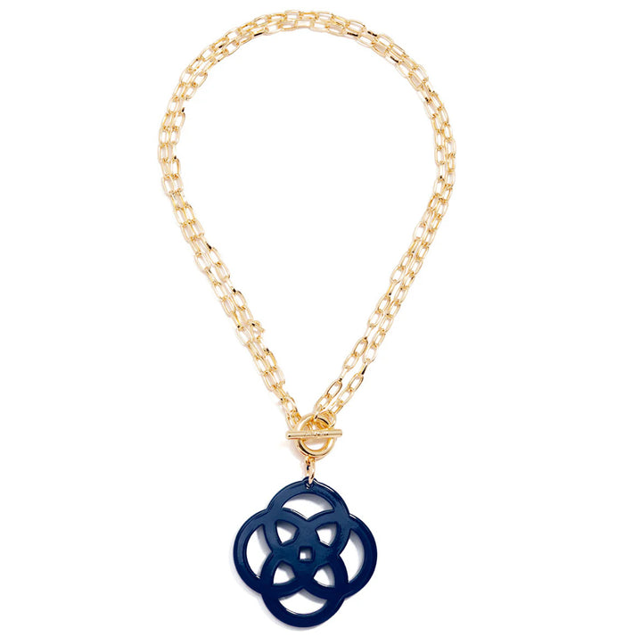 Navy Zenzii Necklace
