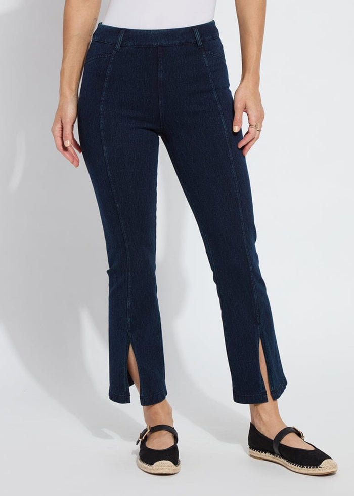 Lysse Britt Flare Split Ankle Denim- Indigo