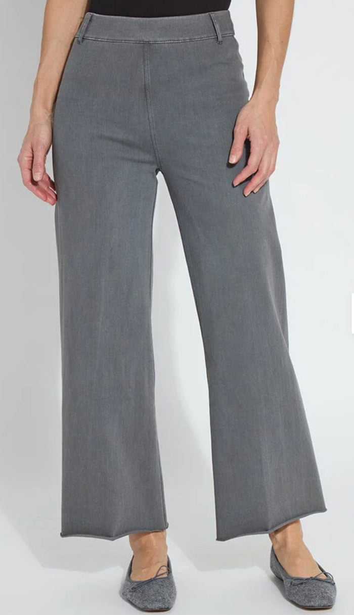 Lysse Erin Hi Waist Wide Leg-Antique Wash Charcoal
