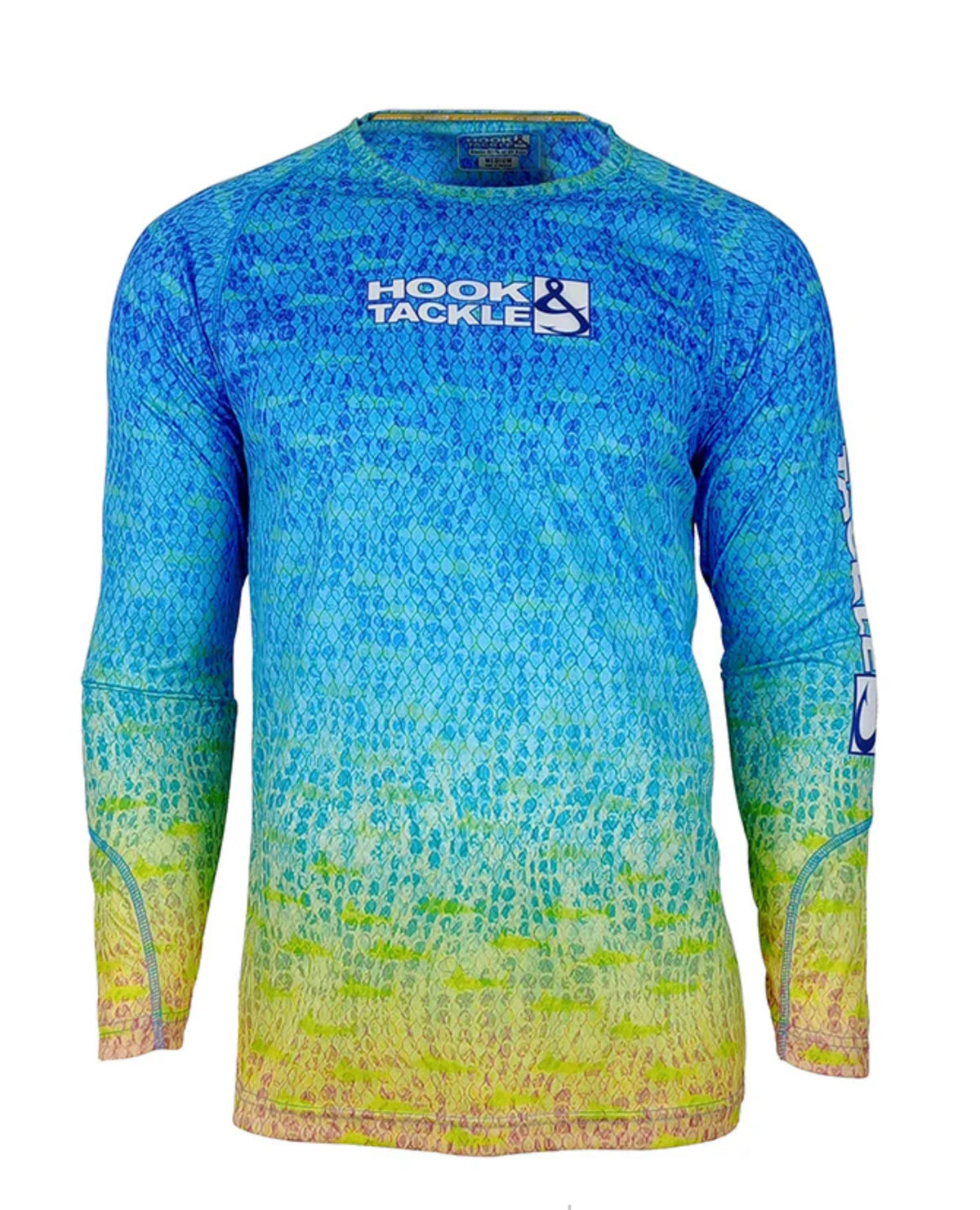 Scaly Fins Fishing Shirt- Sapphire