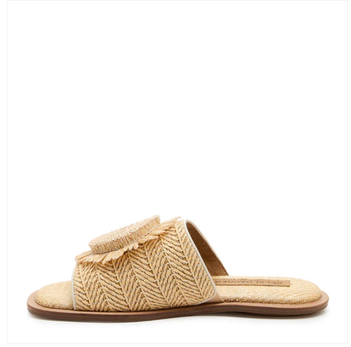 Kelsi Dagger Bloom Natural Raffia Sandal