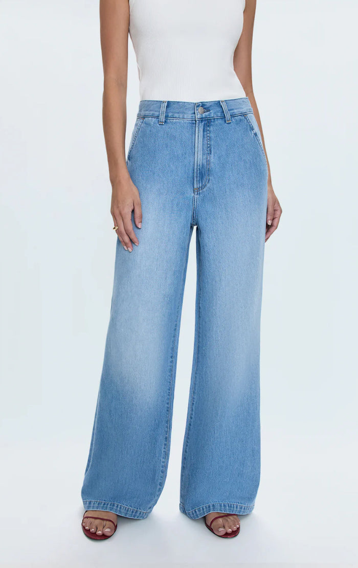 Pistola Dalia High Rise Wide Leg Trouser- Palo Alto