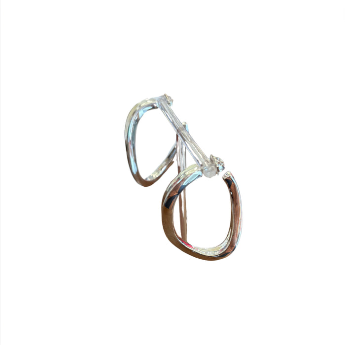Simon Sebagg Sterling Silver Hoop Earrings