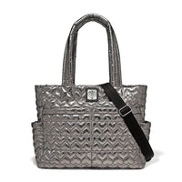 Pewter Metallic Kameron Utility Tote
