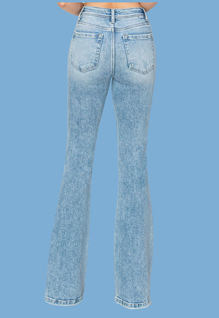 Light High Rise Bootcut Jeans