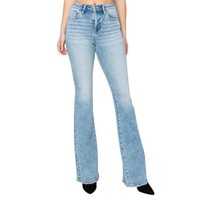 Light High Rise Bootcut Jeans