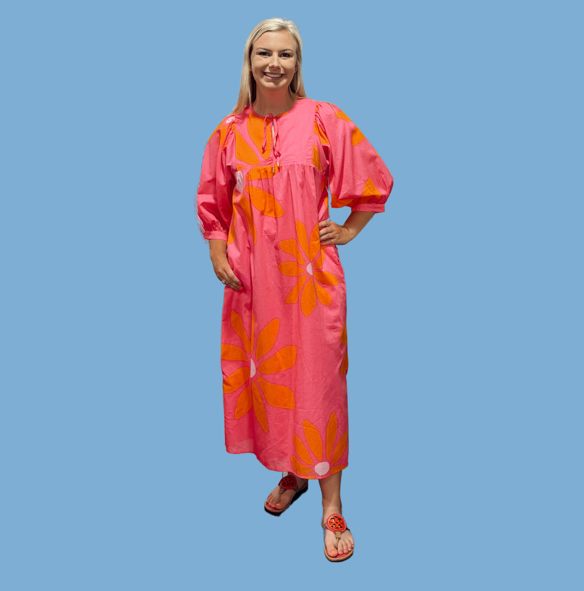 J. Marie Maui Dreams Floral Midi