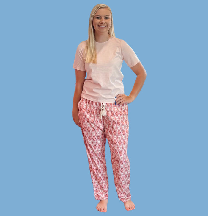 Peach Whip Sunwashed Crew Tee