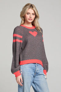 Long Sleeve Heart Sweater