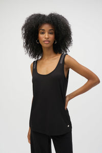 Joseph Ribkoff Jersey Straight Fit Sleeveless Top