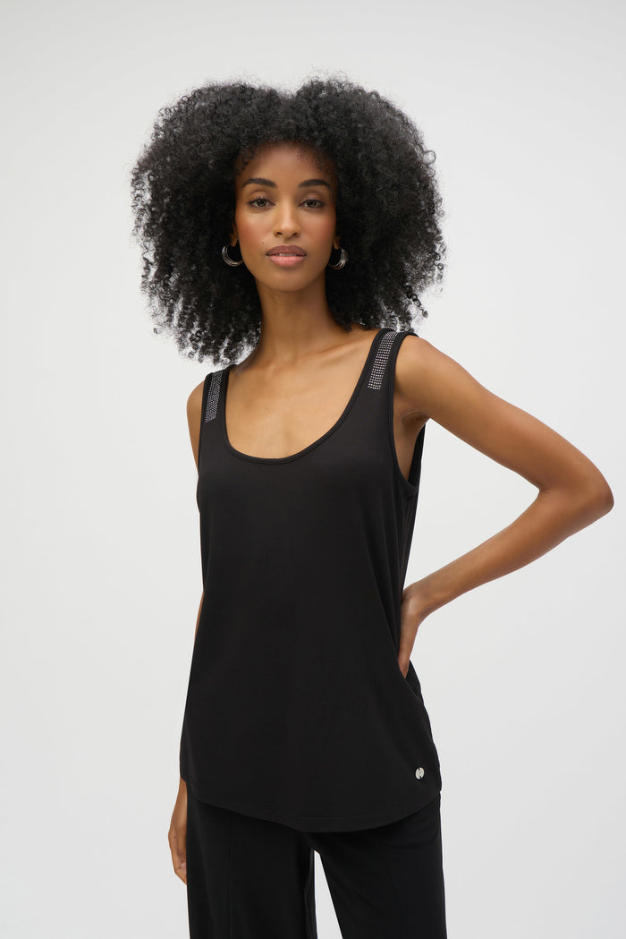 Joseph Ribkoff Jersey Straight Fit Sleeveless Top