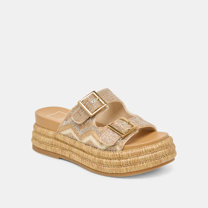 Dolce Vita Wixie Sandals Gold Multi Beads