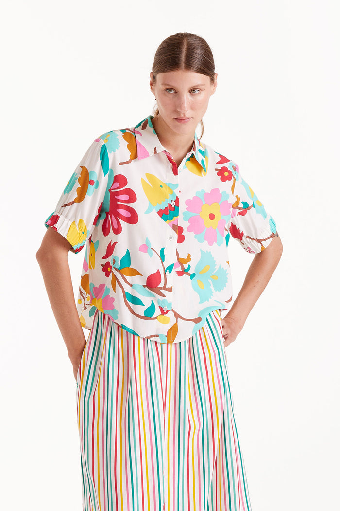 Nenufar floral print shirt