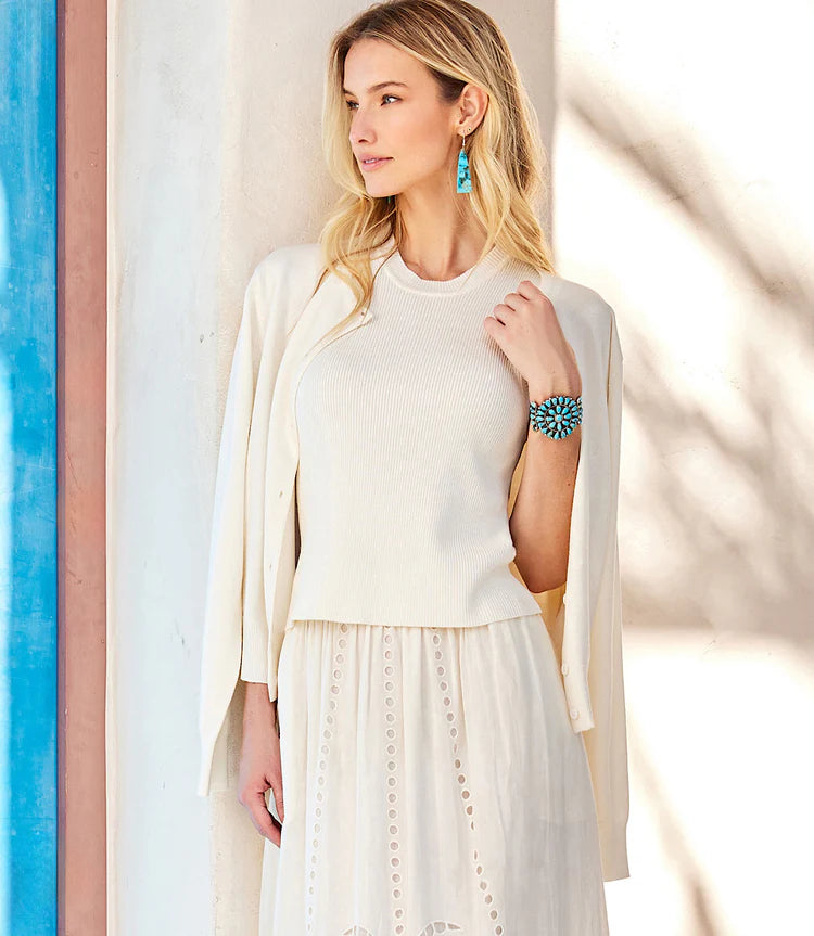 Karen Kane Cream Cardigan Sweater