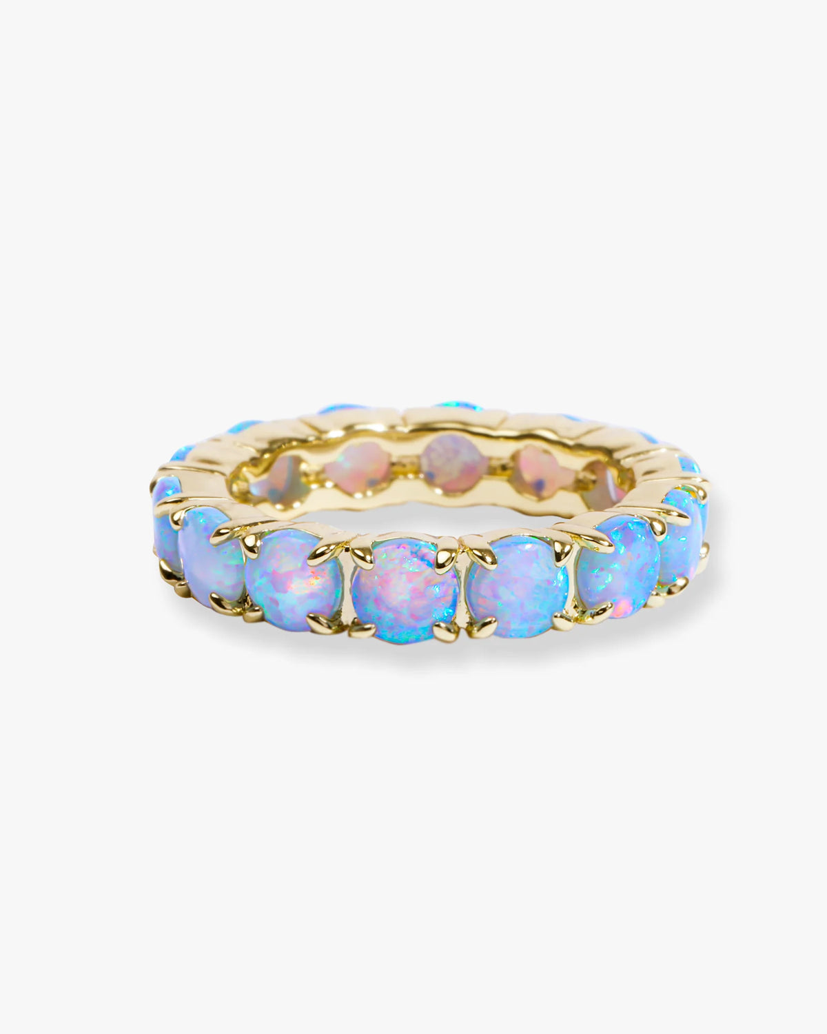 Melinda Maria Grand Heiress Blue Opal Ring - Gold
