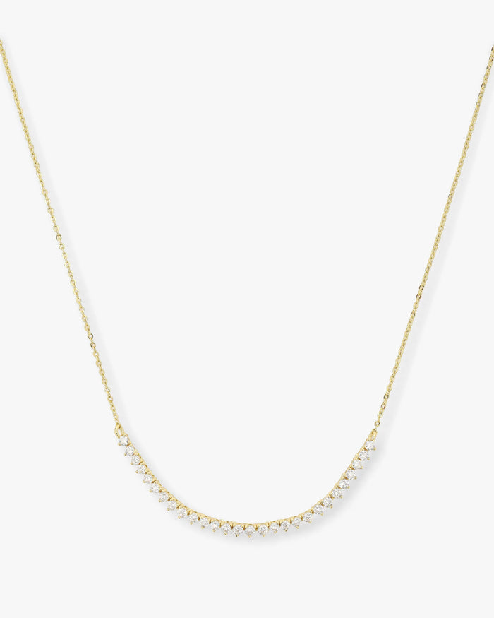 Melinda Maria Not Your Basic Tennis Necklace - Gold